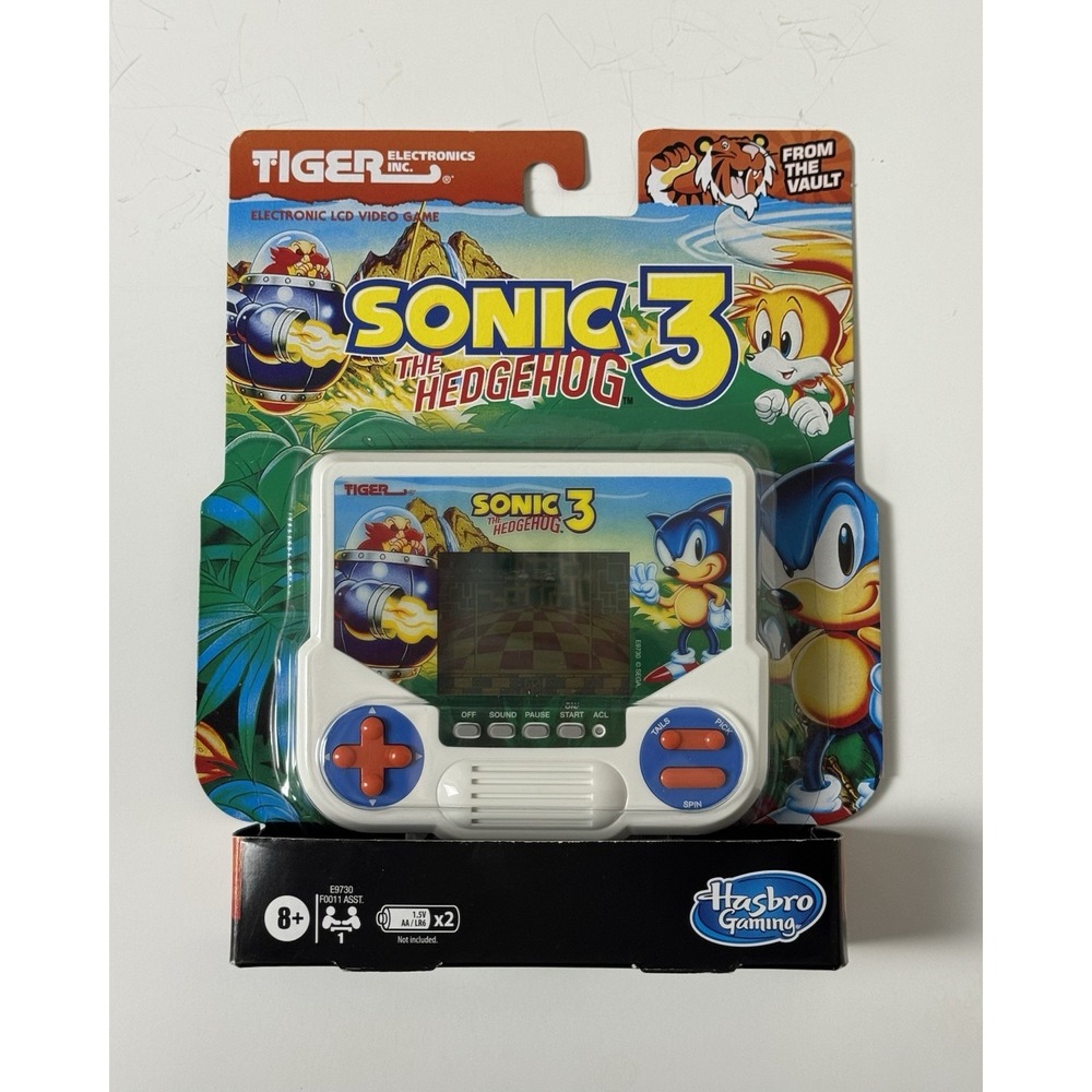Vintage Hasbro Tiger Electronics Sonic the Hedgehog 3 LCD Handheld Game